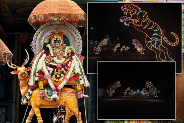 வல்வெட்டித்துறை ஆலயமொன்றில் அனைவரையும் கவர்ந்த அலங்காரம்