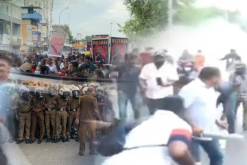 கொழும்பில் வெடித்த கலவரம்! தொடரும் பதற்றம்! போராட்டக்காரர்களை விரட்டிப் பிடிக்கும் காவல்துறை - நேரடி ரிப்போர்ட்