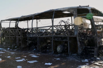 மாகாணத்தை உலுக்கிய பேருந்து விபத்து - 79 பேர் தீயில் கருகி பலி!