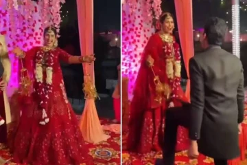 திடீரென மணமேடையில் மணமகள் செய்த செயல் - திகைத்துப்போன மணமகன்