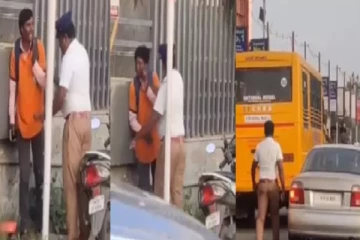 Swiggy ஊழியரை நலம் விசாரித்த டிஜிபி சைலேந்திர பாபு