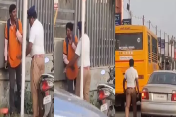 Swiggy ஊழியரை நலம் விசாரித்த டிஜிபி சைலேந்திர பாபு - தமிழ்நாடு