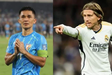 கண்ணீருடன் விடைபெற்ற சுனில் சேத்ரி! நீங்கள் கால்பந்தின் ஜாம்பவான் என வாழ்த்திய குரோஷிய மூத்த வீரர்