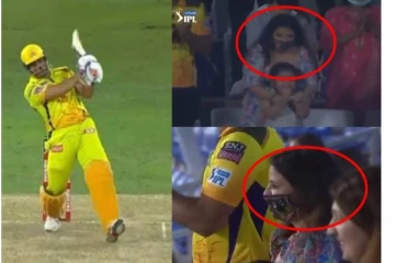 இமாலய சிக்சர் மூலம் CSK அணியின் வெற்றியை உறுதி செய்த தோனி! மகிழ்ச்சியில் மைதானத்தில் மனைவி, மகள் செய்த செயல்... வைரலாகும் வீடியோ