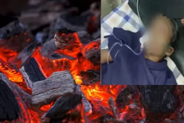 பேய் பிடித்திருப்பதாக கூறி பெண்ணை நெருப்பு குழியில் நிற்க வைத்த கொடூரம்..!