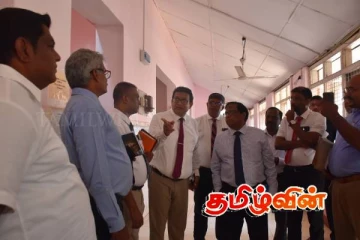 மன்னார் மாவட்ட பொது வைத்தியசாலைக்கு வடமாகாண ஆளுநர் தலைமையிலான விசேட குழுவினர் விஜயம்