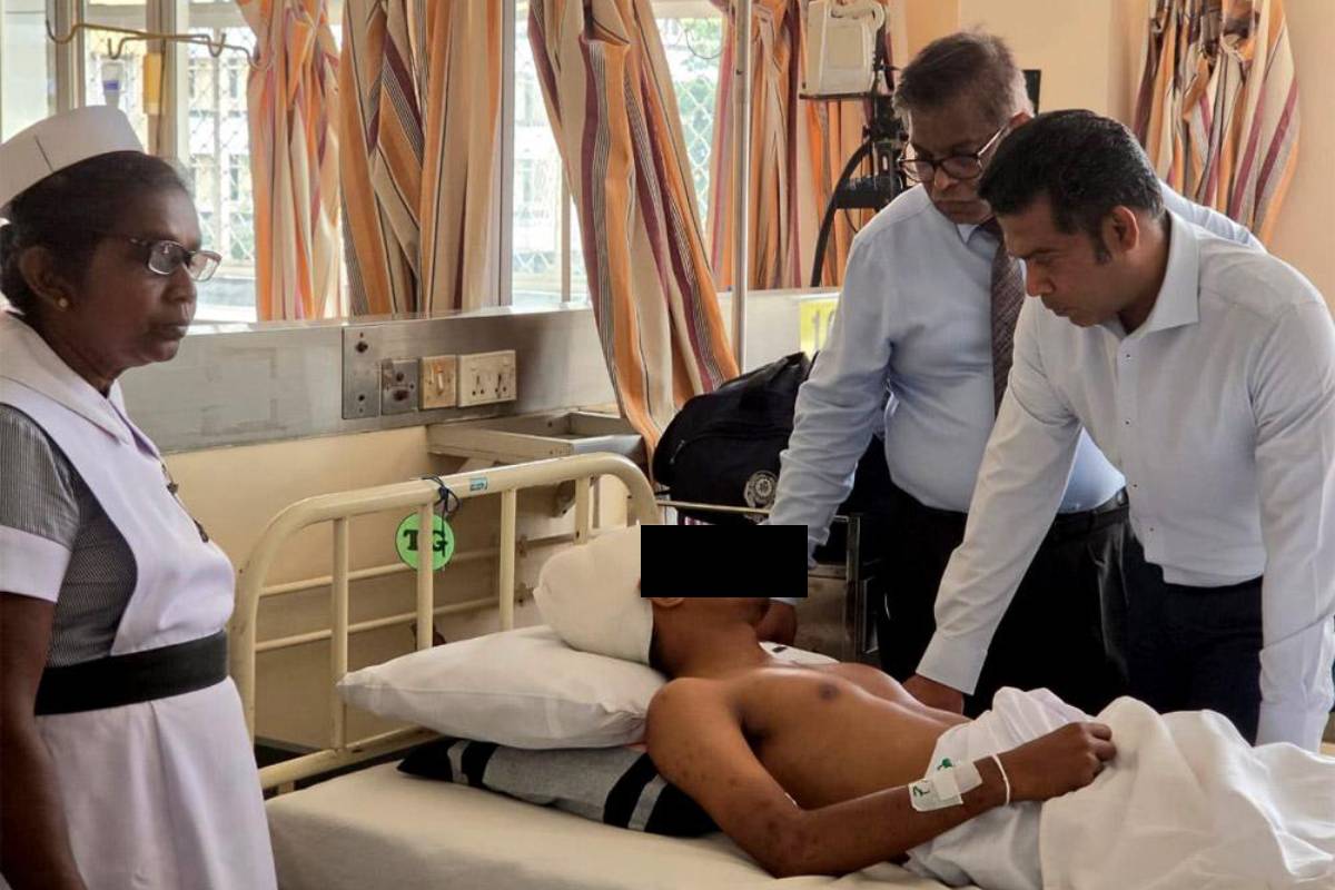 நீர்கொழும்பு சிறை மோதலில் காயமடைந்த 29 பேரை நேரில் பார்வையிட்ட சுகாதார அமைச்சர் | Nalinda Visit 29 People Injure Negomb Prison Clash நீர்கொழும்பு சிறை மோதலில் காயமடைந்த 29 பேரை நேரில் பார்வையிட்ட சுகாதார அமைச்சர் | Nalinda Visit 29 People Injure Negomb Prison Clash
