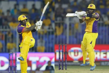 8 சிக்ஸர்களுடன் 27 பந்தில் 81 ரன் விளாசிய இலங்கை வீரர்! 202 இலக்கினை சேஸ் செய்த அணி