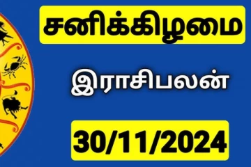 இன்றைய ராசி பலன்(30.11.2024)