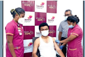 கொரோனா தடுப்பூசியின் இரண்டாவது டோஸை செலுத்திக்கொண்டார் திமுக தலைவர்