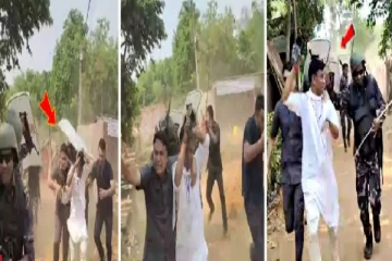 தெறித்து ஓடிய பாஜக வேட்பாளர்; கற்களால் விரட்டி விரட்டி அடித்த கிராம மக்கள் - என்ன நடந்தது?