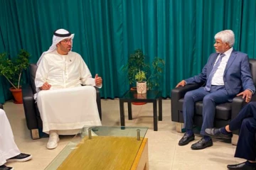 காலநிலை மாநாட்டு தலைவருடன் அமைச்சர் நஸீர் அஹமட் சந்திப்பு