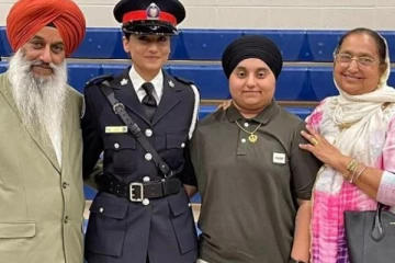 கனேடிய பொலிசில் இணைந்த இந்திய இளம்பெண்; மகிழ்ச்சியில் உறவினர்கள்