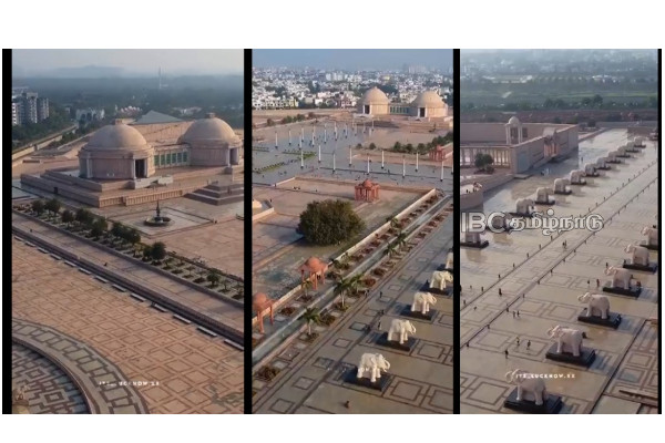 uttar-pradesh-ambedkar-memorial-park-viral-video