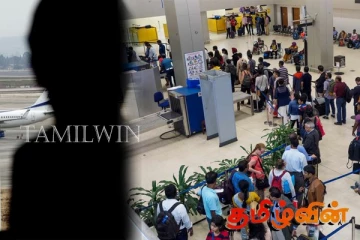 வெளிநாட்டிலிருந்து இலங்கை திரும்பிய பெண் விமான நிலையத்தில் கைது