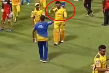 வெற்றியோடு திரும்பிய டோனிக்கு சல்யூட் அடித்த ஸ்டாப்! பதில் சல்யூட் அடித்து மரியாதை கொடுத்த தல: வைரலாகும் வீடியோ