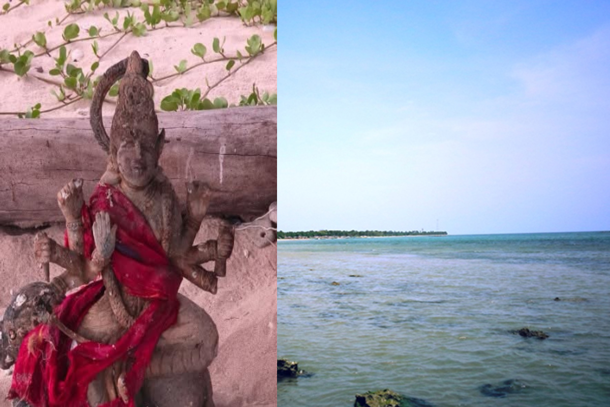 யாழில் திடீரெனக் கரை ஒதுங்கிய அம்மனின் திருவுருவச் சிலை | Statue Of Goddess Amman Swashes Ashore In Jaffna யாழில் திடீரெனக் கரை ஒதுங்கிய அம்மனின் திருவுருவச் சிலை | Statue Of Goddess Amman Swashes Ashore In Jaffna