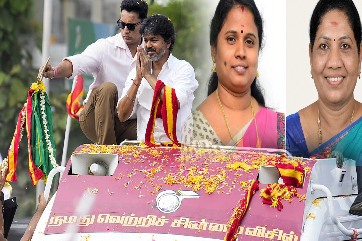தமிழக அரசியலில் மாபெரும் வரலாற்றுத் திருப்புமுனை; முதலமைச்சர் விஜய் படைத்த சாதனை! | Maduranthakam And Dharapuram By Election Won Tvk தமிழக அரசியலில் மாபெரும் வரலாற்றுத் திருப்புமுனை; முதலமைச்சர் விஜய் படைத்த சாதனை! | Maduranthakam And Dharapuram By Election Won Tvk