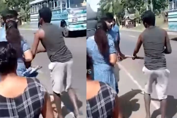 வீட்டின் முன் வாகனத்தை நிறுத்தி தூங்கிய சாரதிக்கு நடத்தப்பட்ட கொடூரம் ; வைரலாகும் காணொளி