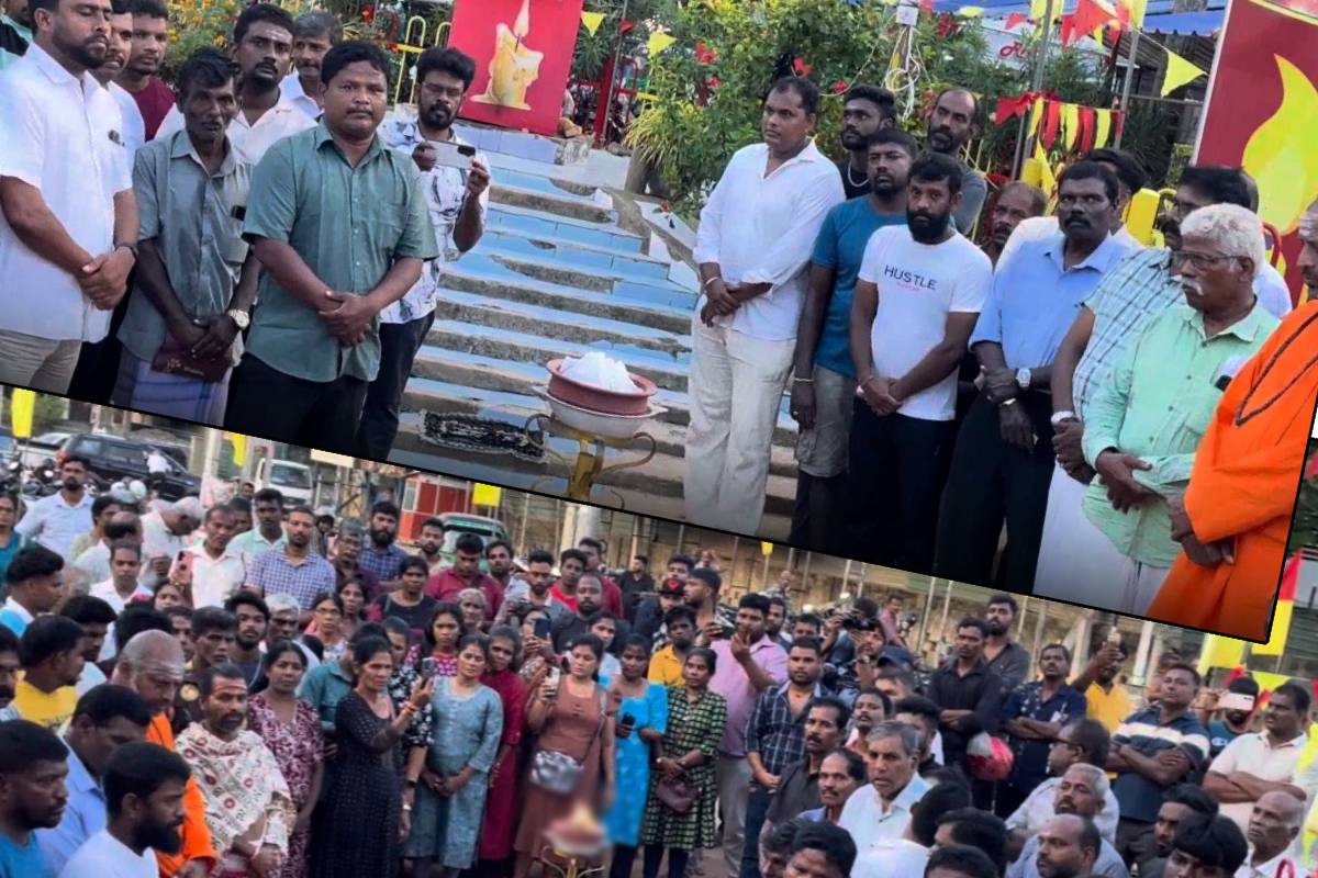 தியாக தீபம் திலீபனின் சிலை அகற்றம் : நல்லூரில் இரவு பகலாக தொடரும் போராட்டம் | Thileepan Statue Remove By Police In Jaffna