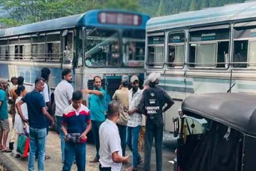 இரண்டு தனியார் பேருந்துகள் முந்திச்செல்ல முற்பட்டமையினால் நேர்ந்த விபரீதம் - சாரதிகளுக்கு முக்கிய அறிவுறுத்தல்