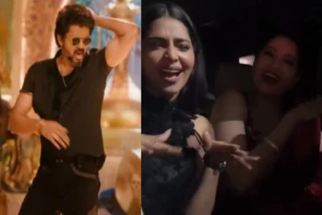 காருக்குள் அரபிக் குத்து பாடலுக்கு அப்படியொரு ஆட்டம் போட்ட ஐஸ்வர்யா லட்சுமி, ரித்திகா சிங்.. வீடியோ இதோ