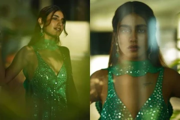 மினுமினுக்கும் உடையில் கலக்கும் பிரியா வாரியர்.. அஜித் படத்தில் ஆடியவரா இது!