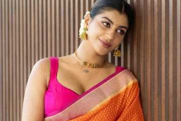 யாஷிகா ஆனந்தா இது.. சேலையில் அழகிய போட்டோஷூட்