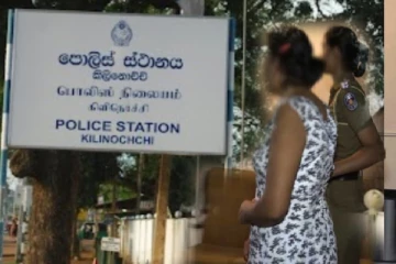 கிளிநொச்சியில் நள்ளிரவுவேளை கைது செய்யப்பட்ட பெண்கள்