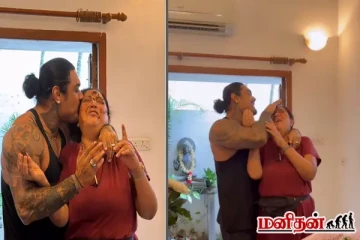 மாமியாரிடம் குறும்பு செய்த நடிகை வரலட்சுமியின் கணவர்... வைரலாகும் காணொளி!