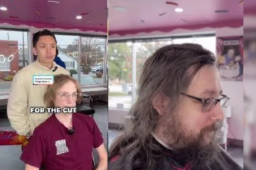 20 ஆண்டுகளுக்கு பிறகு முடி திருத்தம் செய்து கொண்ட நபர்! சமூக வலைதளத்தில் வைரலான வீடியோ