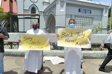 மீண்டுமொரு கறுப்பு ஜூலை வேண்டாம்! கொழும்பில் போராட்டம்