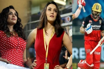 என்ன ஒரு அழகான புகைப்படம்! மைதானத்தில் விராட் கோலியுடன் உரையாடிய ப்ரீத்தி!