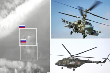 4 ரஷ்ய ராணுவ ஹெலிகாப்டர்களை குறிவைத்து அழித்த உக்ரைன்! வெளியான வீடியோ ஆதாரம்