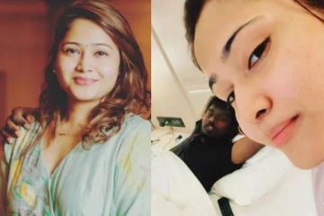 அதை ஏம்மா காட்டுன! ஸ்லீப்பிங் பெட்டில் கணவர் புகைப்படத்தை வெளியிட்ட அட்லீ மனைவி..