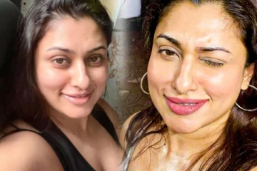 பின்னழகில் குத்தியுள்ள டாட்டூவை காட்டிய நடிகை மாளவிகா.. 42 வயதில் இப்படியா