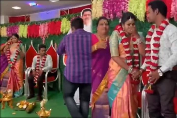 மணமேடையில் நொடிப்பொழுதில் கதறியழுத மணப்பெண்... மாப்பிள்ளை செய்த செயலைப் பாருங்க
