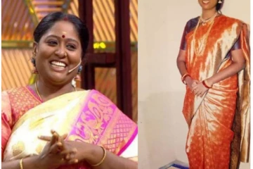 குக் வித் கோமாளி தீபா அக்காவா இது? படு ஒல்லியாக சேலையில் எப்படியிருக்காங்க பாருங்க