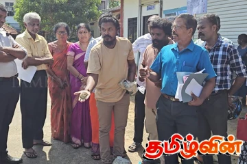 சுதுமலை புவனேஸ்வரி அம்மன் ஆலய கட்டடம் தொடர்பான விவகாரம்: போராட்டத்தில் குதித்த மக்கள்