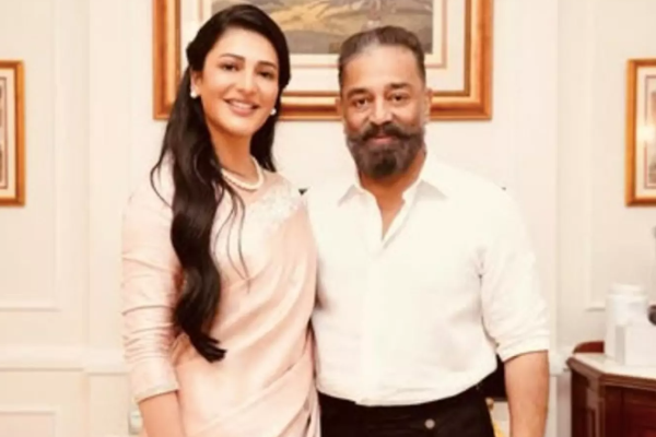 எம்.பி.யாக பதவியேற்ற கமல்ஹாசனுக்கு மகள் ஸ்ருதிஹாசன் வாழ்த்து! | Shruti Haasan Congratulates Kamal Haasan As Mp