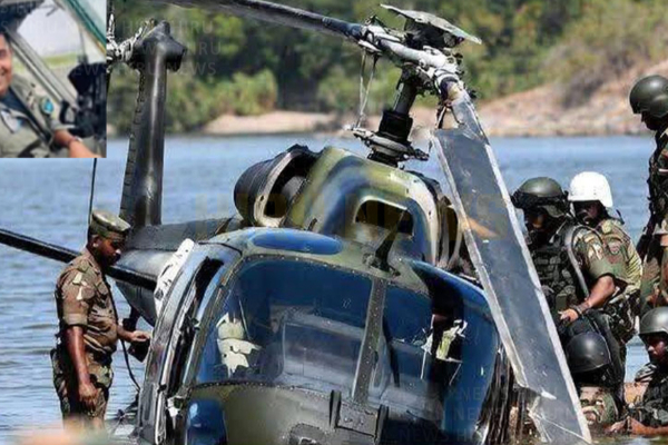 உயிர் தியாகம் செய்த விமானி..! பாலத்தில் இறக்கினால் ஹெலிகொப்டர் வெடித்திருக்கும்: விமானப்படை | Pilot Dies In Wennappuwa Helicopter Crash