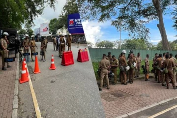 கொழும்பு கிரிக்கெட் சபைக்கு முன்னால் போராட்டம்! பலப்படுத்தப்பட்டுள்ள பாதுகாப்பு : முற்றாக மூடப்பட்டுள்ள வீதி(Video)