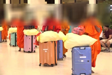 චීවරධාරින් 22දෙනෙකු කරපු වැඩක් - කටුනායක ගුවන්තොටුපොළම හොල්මන් වෙයි