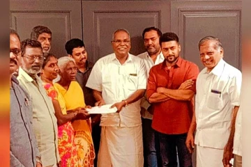 "ஜெய்பீம்" பட நிஜ கதாநாயகி பார்வதிக்கு நடிகர் சூர்யா ரூ.15 லட்சம் நிதியுதவி