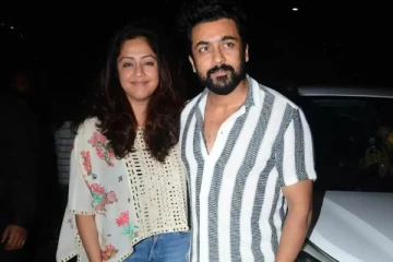 குடும்பத்துடன் வந்த சூர்யா.. குழந்தைகளை போட்டோ எடுக்காதீங்க என கூறிய வீடியோ வைரல்