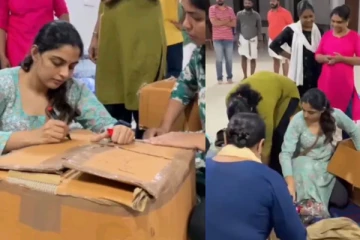 துயரத்தில் சிக்கியிருக்கும் வயநாடு...நிவாரண பணிகளில் மும்முரம் காட்டும் நிகிலா விமல்!! குவியும் பாராட்டுக்கள்