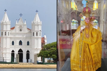 சிலாபம் கற்பிட்டியில் அமைக்கப்பட்டுள்ள அன்னை வேளாங்கன்னி தேவாலயம்!!