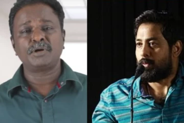 ப்ளூ சட்டை மாறனை மேடையில் எச்சரித்த பிக் பாஸ் ஆரி! அஜித் டான்ஸ் பற்றி இப்படியா பேசுறது