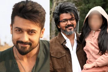 நடிகர் சூர்யாவுடன் நடிகர் விஜய்யின் ரீல் மகள் எடுத்த புகைப்படம்.. இதோ பாருங்க