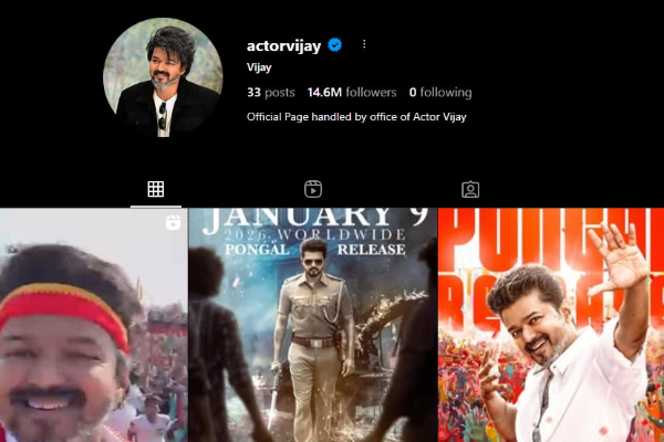 தமிழகத்தில் முதலிடம் பிடித்த விஜய் | Thalapathy Vijay Sets New Record On Instagram